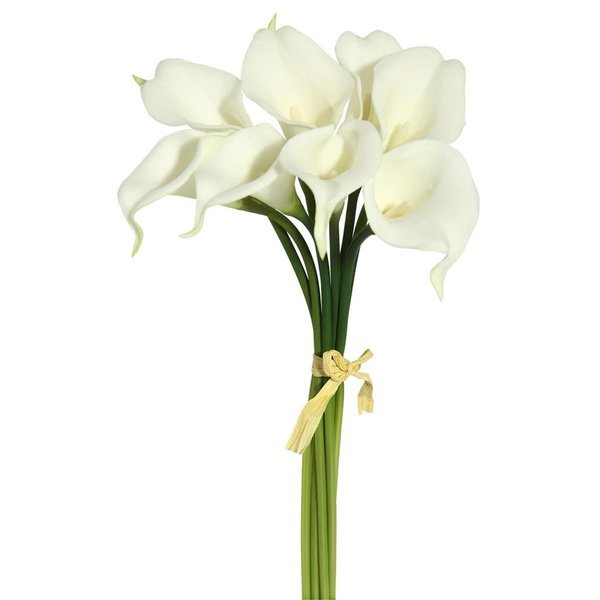 14 in. White Calla Lily Bundle 8 Bundle, Dare2Decor, Mfr#: DA1487904